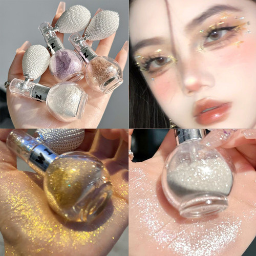 身体闪粉喷雾闪亮珠光头发金粉喷雾亮晶晶银粉高光亮星儿童舞台妆