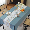高档餐厅桌布长方形防水防油防烫免洗pvc餐桌台布加厚长方桌面布