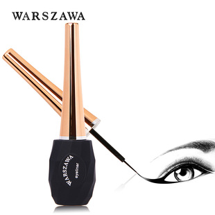 正品托皮卡华莎眼线亮丽眼线液软硬头顺滑速干防汗水不易晕染彩妆