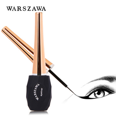 正品托皮卡华莎眼线亮丽眼线液软硬头顺滑速干防汗水不易晕染彩妆