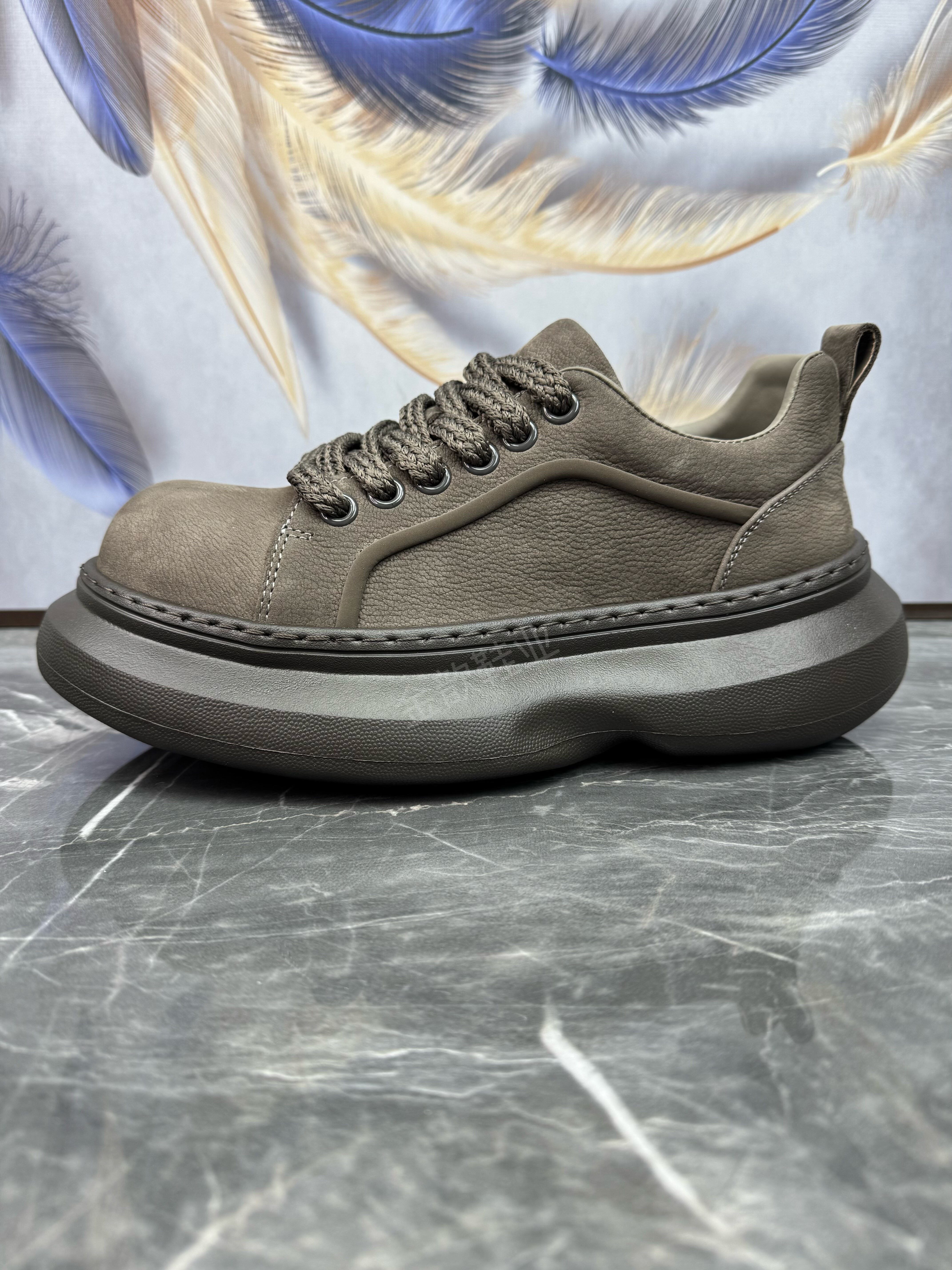 男鞋2026春季新款头层牛皮轻便软底厚底简约百搭真皮透气休闲潮鞋,流行男鞋,休闲板鞋,淘宝优惠券,粉丝福利购,淘宝优惠卷