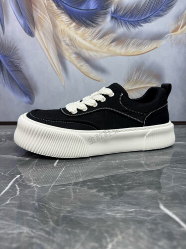 男士春夏莱卡布网面透气休闲板鞋