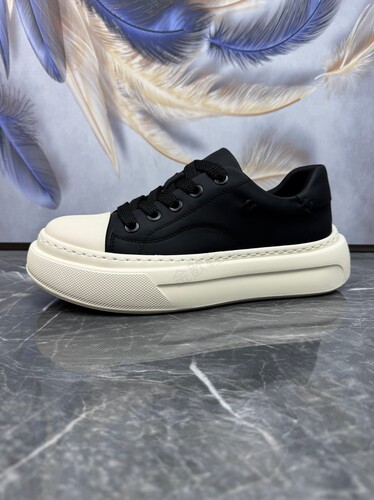 头层牛皮轻便软底百搭运动休闲鞋