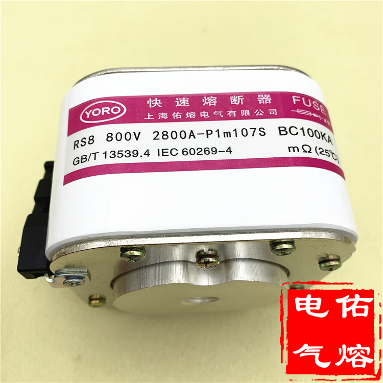 RS8 AC 800V 2600A 2500A 2400A 2200A 2000A快速熔断器P1m107SK