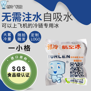 冷藏保鲜航空冰袋小格海鲜食品水果快递一次性保温冷敷免注水 包邮