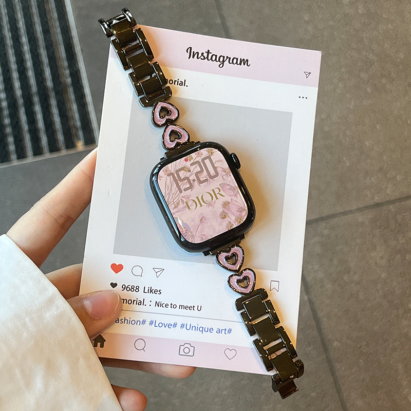 s10新款星月爱心金属钢带女夏天