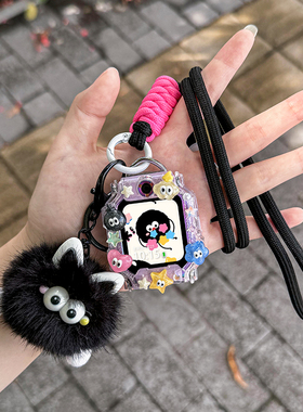 适用小天才电话手表表带Z10/Z9可爱挂脖Z11新款Z8Z7S保护套壳Z6/Z5a智能儿童z6s/z6pro巅峰Y03/z1/D3腕带配件