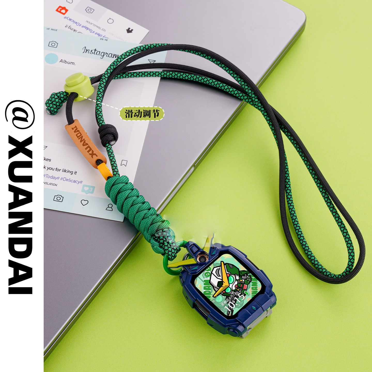 适用于小天才电话手表带z11/z10挂绳z9/z8/z7s原创保护套z5/z6pro挂脖绳D2/D3/Q1A/Q2A儿童挂套N5少年版配件