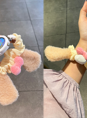 【可爱饼饼】适用华为gt6表带gt5女款智能GT4运动手表watch5新款发圈gt6Pro腕带WATCH4/3高级感男JY秋冬季