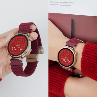 255 265S表带Venu2 965 马上發財 970腕带JY男女款 955 适用garmin佳明245M fenix8 3新年磁吸编织fenix7