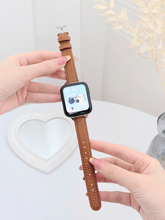 适用oppowatch3Pro表带watchSE腕带荔枝纹真皮替换带watch3智能运动手表watch2/1代个性创意男女生时尚非原装