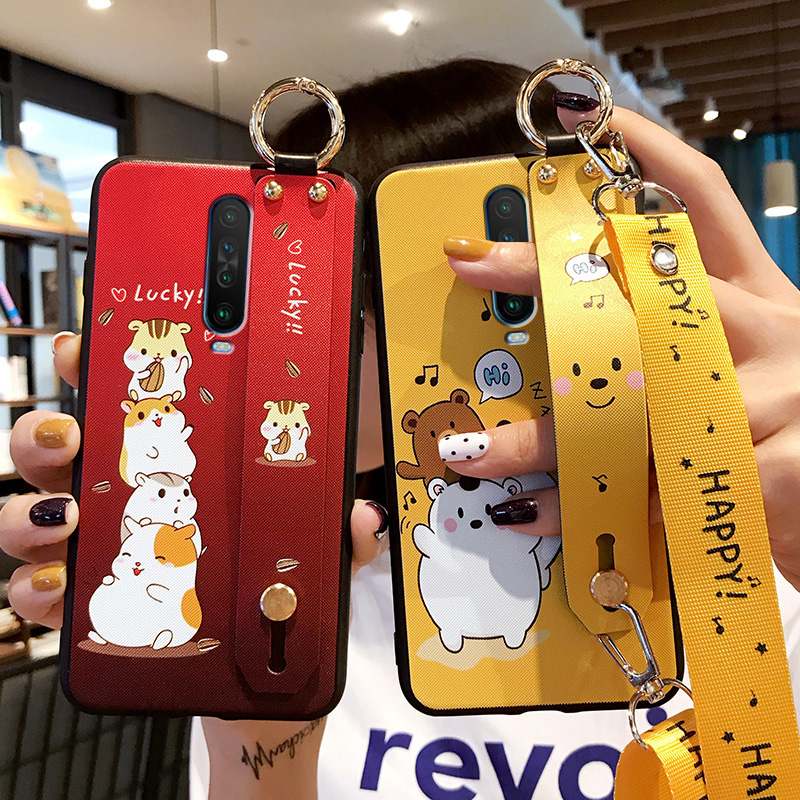 红米K30手机壳腕带小米redmiK30pro保护套5g版磨砂硅胶K30防摔软壳30k男女新款k305g全包网红红米Redmi K30