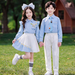 儿童合唱演出服啦啦队小学生校服幼儿园班服运动会开幕式表演服装