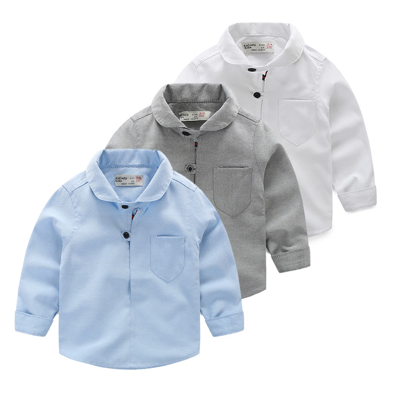 Chemise garcon à manche longue - Ref 2073096 Image 1