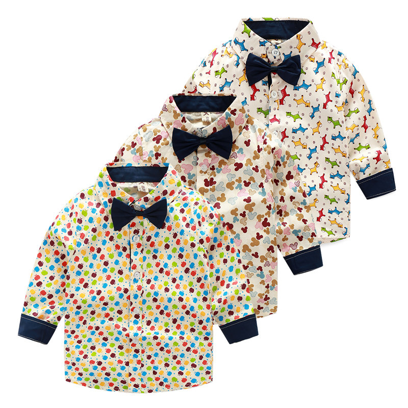 Chemise garcon à manche longue - Ref 2082181 Image 1