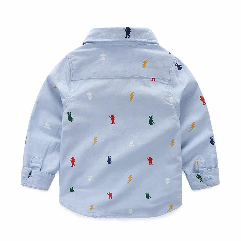 Chemise garcon à manche longue - Ref 2082172 Image 3