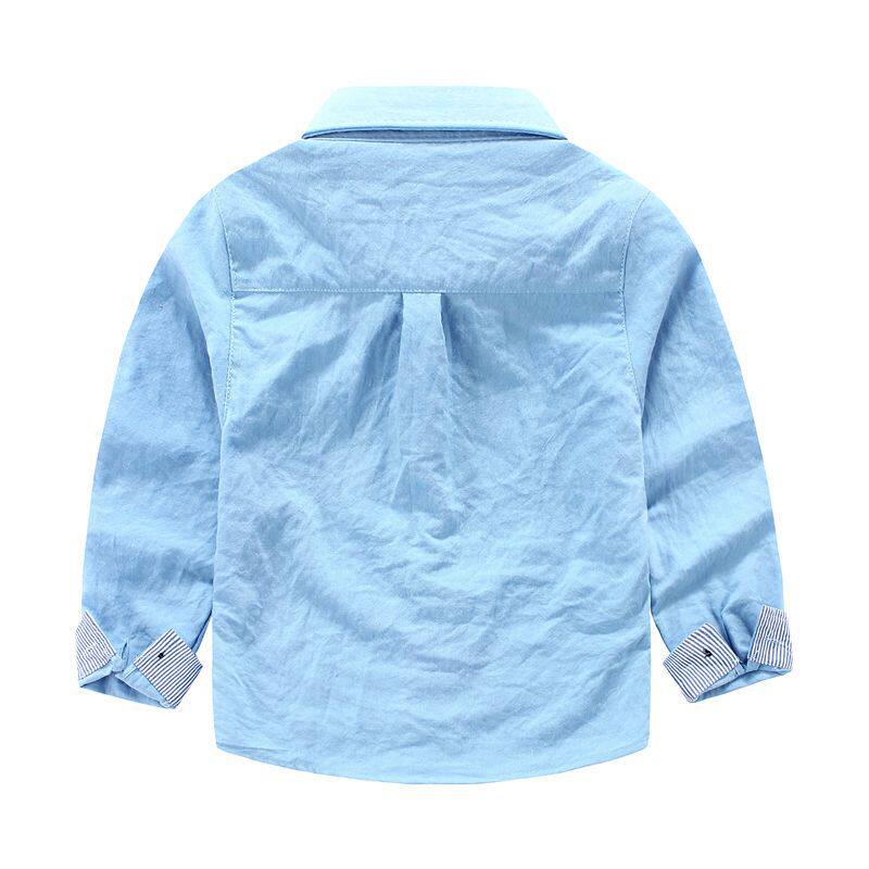 Chemise garcon à manche longue - Ref 2082156 Image 3