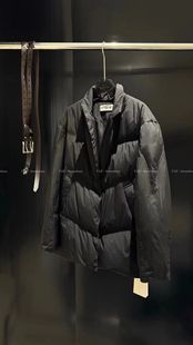 轻量羽绒磁吸戗驳领宽松休闲西装 氲塑无阈 外套2025年冬 FAE