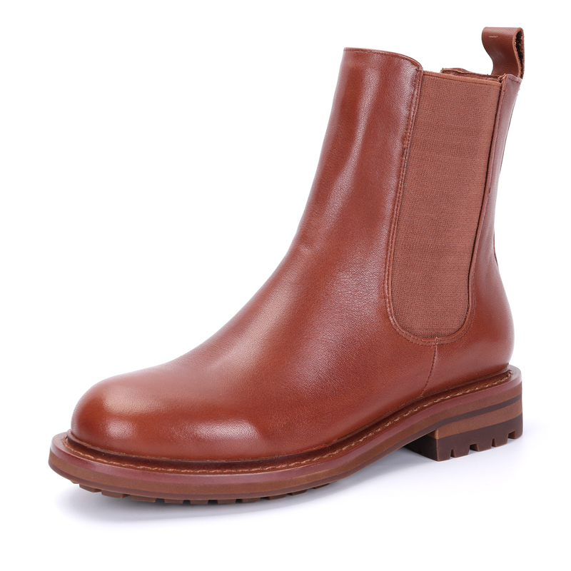 马丁靴短筒靴脚蹬舒适软底