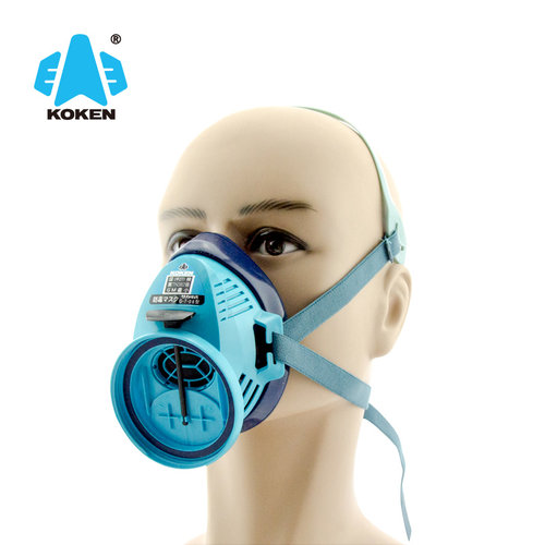 日本koken兴研防毒面具G-7-06甲醛有机气体环境甲苯办公室装修