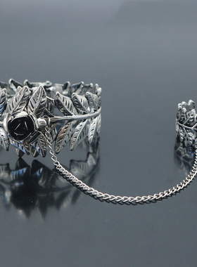 欧美风复古学生装饰品手链戒指