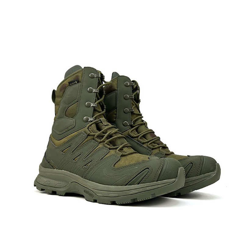 新款外贸防水轻便透气减震防滑男士中帮户外沙漠战术靴徒步登山鞋