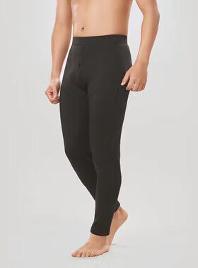 都市丽人男士打底裤24年新款加厚加绒分码摇粒绒九分打底裤FLT4B5