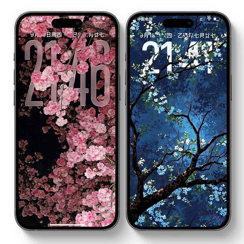 苹果IOS26手机空间立体壁纸iphone风景女孩锁屏景深壁纸100张