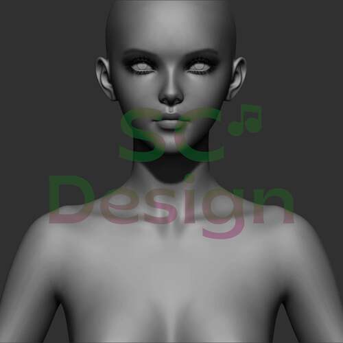 高模女性角色人物人体模型素材obj/nomad/rhino/c4d/maya/zbrusha