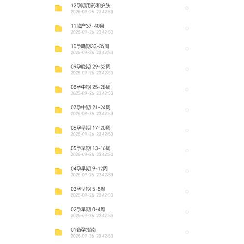备孕孕期全攻略教程胎教音乐食谱营养护电子资料