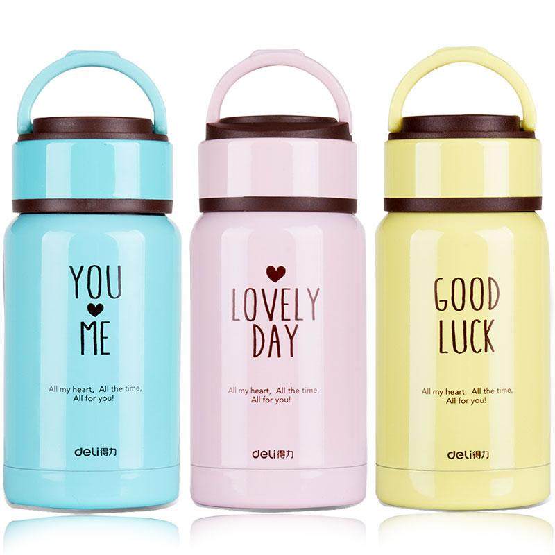 得力保温水杯男女学生304不锈钢小水杯190ml高颜值便携手提新款,餐饮具,保冷/保温杯,淘宝优惠券,粉丝福利购,淘宝优惠卷