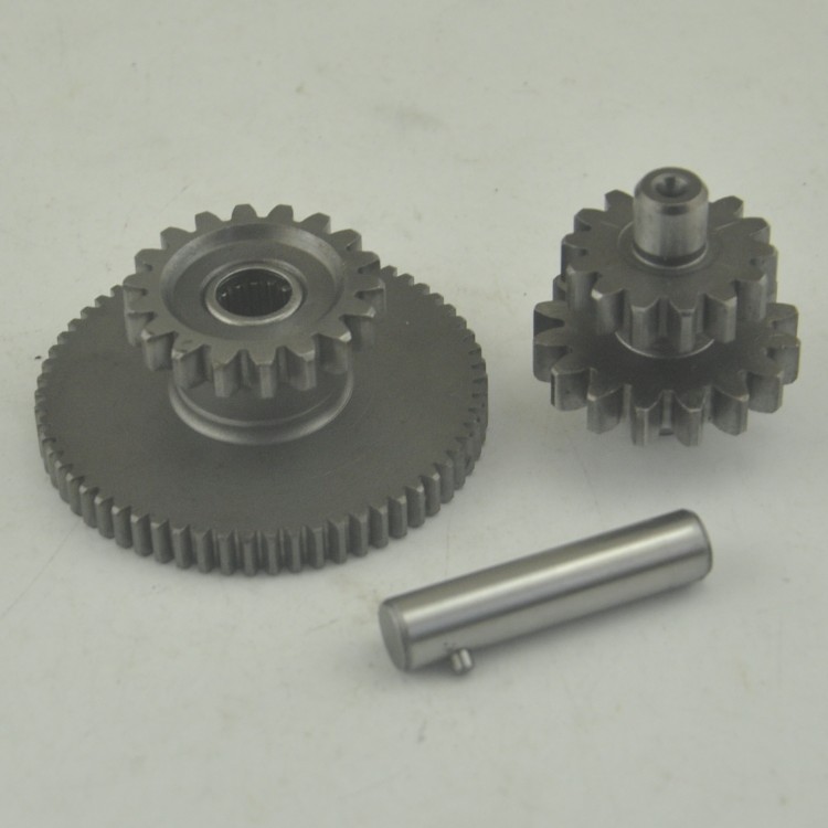 三轮车宗申力帆摩托车马达齿轮 CG125/150/200启动马达过桥齿轮组
