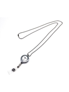 飞行商店 波音Boeing 美国官网金属珠链易拉扣挂绳 伸缩卷轴胸卡