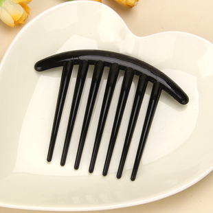 经典款光板大插梳简单款盘发插韩国发饰头饰发梳七齿简约基础款
