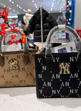 MLB儿童手拎包26新春新款钻石老花斜挎包休闲洋气单肩包7ACRM036N