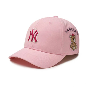 MLB儿童25秋冬新款 男女童刺绣队标萌趣可爱皱眉熊棒球帽7ACPC054N