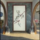 新品 定制走廊玄关客厅 独秀工艺手工刺绣无缝墙布鸟语花香现代中式