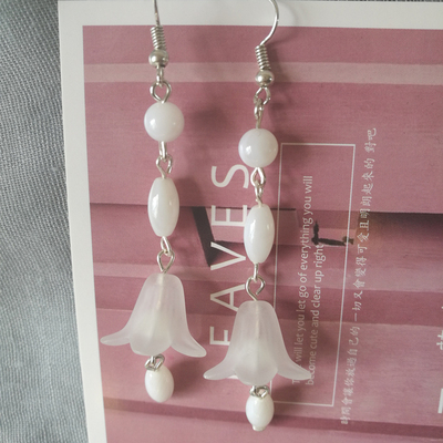 长相思小夭玟小六杨紫同款耳环古 风流苏铃兰COS耳坠耳夹无耳洞