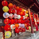 饰新款 2025中秋节装 户外防水布艺国风灯笼挂饰酒店景区氛围布置