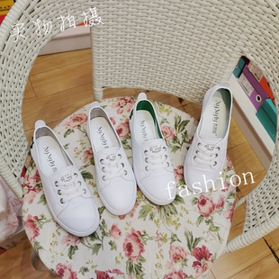 28065 香香莉万博体育 app下载ios_万博体育苹果 app下载_怎么样安装万博体育app 深口系带小白鞋 平底松糕底女休闲鞋 2019秋季 新款