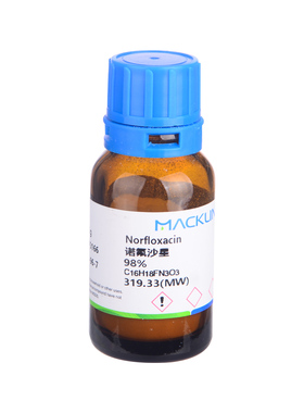 Macklin实验室化学试剂 麦克林诺氟沙星5g/瓶 98%  70458-96-7