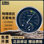 美德时TH603家用温度计高精度室温药店仓库实验室工业用温湿度表