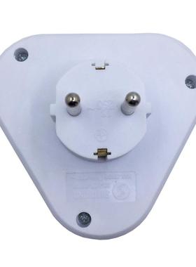 Schko欧规三位插座 欧标德标3孔插座德式/欧式一转三1出3转换插座