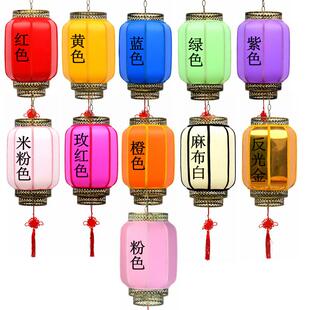 纯红色灯笼户外防水防晒中式仿古装饰广告印字圆春节灯笼冬瓜宫灯