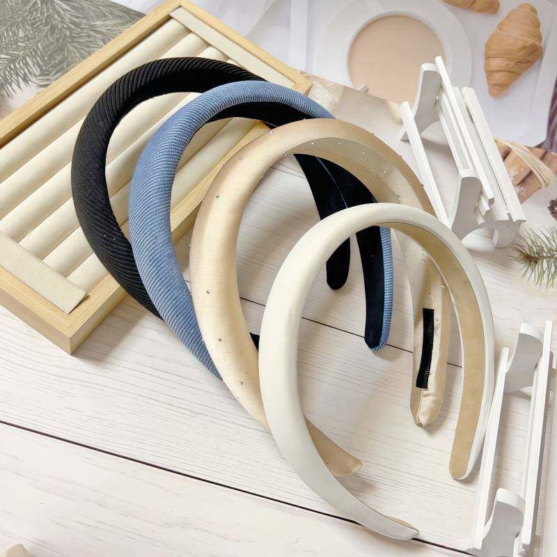 珍珠发箍女韩版布艺打结头箍简约压发洗脸发箍甜美风发饰宽边发圈