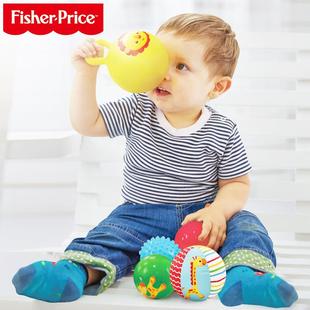 辰太 F0906 初级训练球套装 婴儿宝宝手抓球皮球捏捏叫玩具礼盒