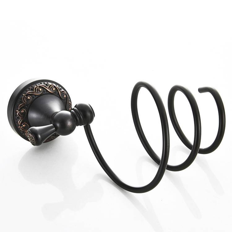 黑古铜仿古毛巾架 五金挂件套装浴室全铜置物架欧式洗澡间浴巾架