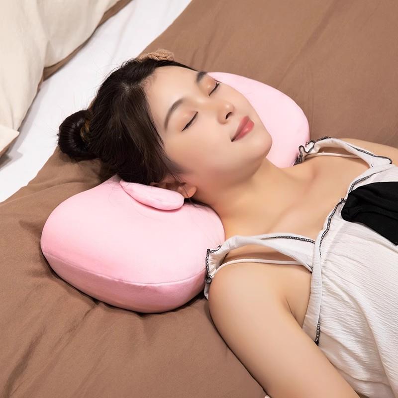 可爱卡通居家记忆棉枕头沙发靠枕抱枕办公室午睡枕中午睡觉趴枕