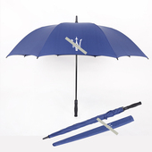 Maserati伞黑胶防晒直杆伞玛莎拉蒂折叠晴雨伞4S店超轻高档礼品伞