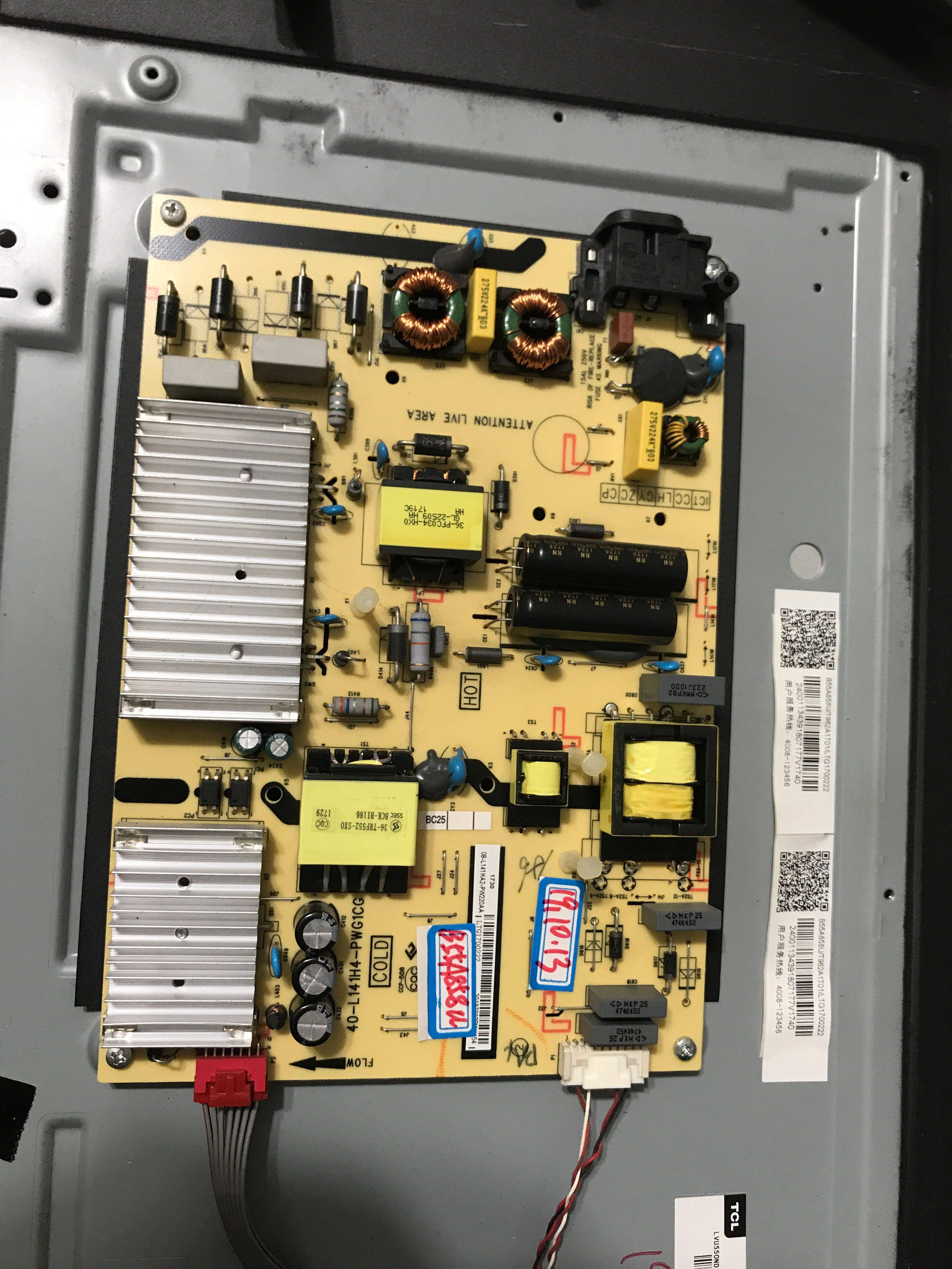 原装tcl b55a858u 电源板08